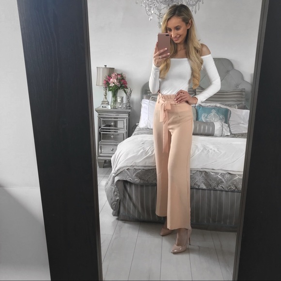 LAST ONE!!! High Waist Wide Leg Pants - Picture 2 of 8